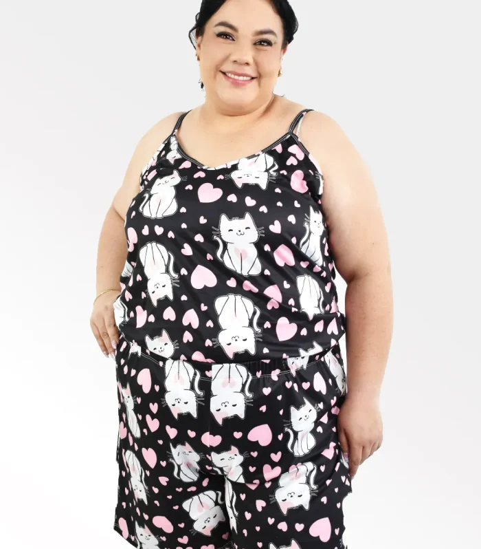 BIVI PIJAMA SHORT CAT