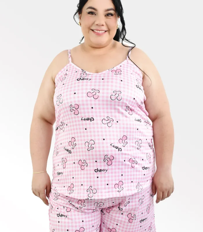 BIVI PIJAMA SHORT CHERRY