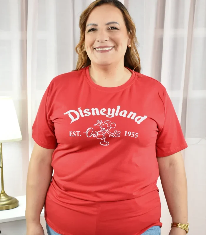 BIVI CAMISETA COOL DISNEYLAND ESTAMPADA ROJA