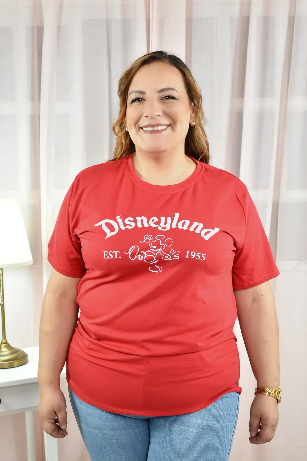 BIVI CAMISETA COOL DISNEYLAND ESTAMPADA ROJA