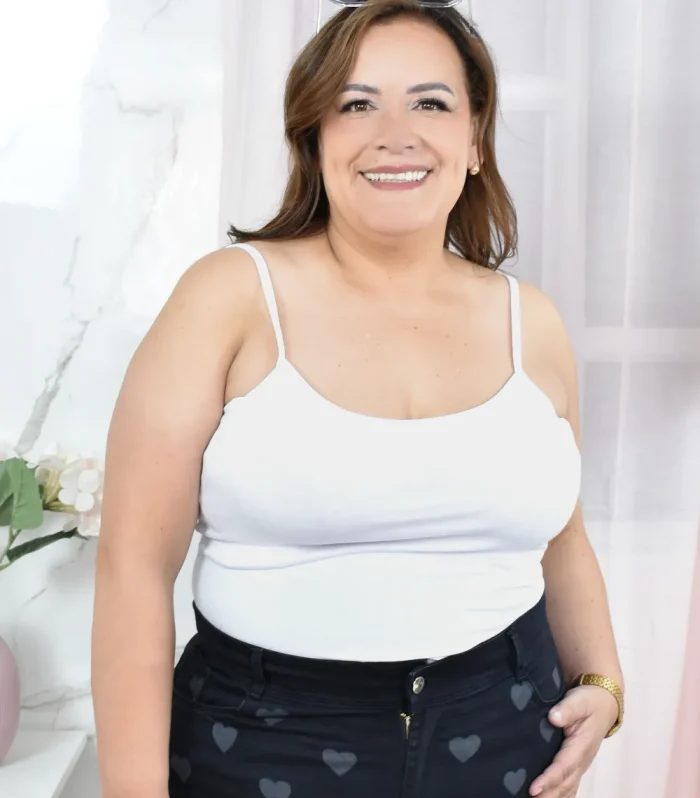 BIVI TOP ALGODON BLANCO