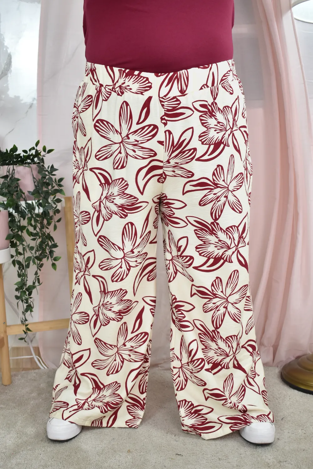 MILAN ESTAMPADO VINO TINTO
